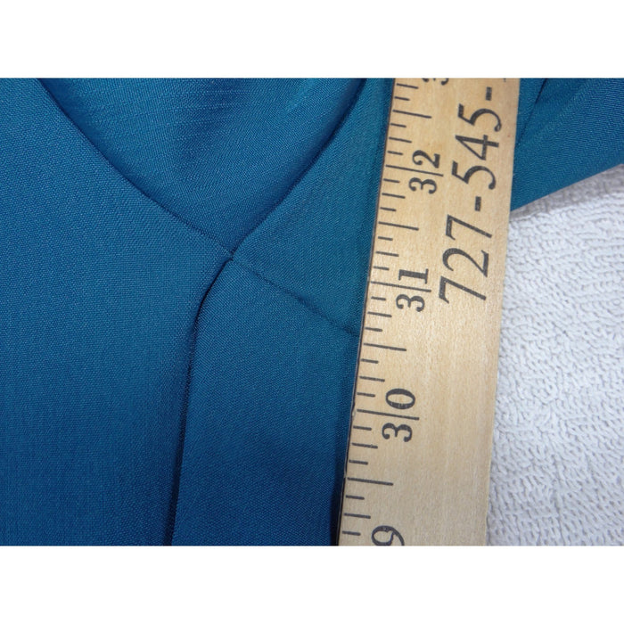 Skechers by Barco Womens XS Teal Blue Scrub Pants Elastic Drawstring Cargo 34284