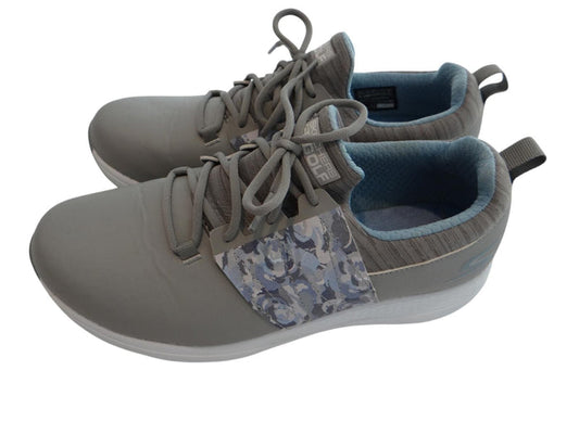 Skechers GOwalk Lite Women's Sneakers   Gray with Camouflage Accent0