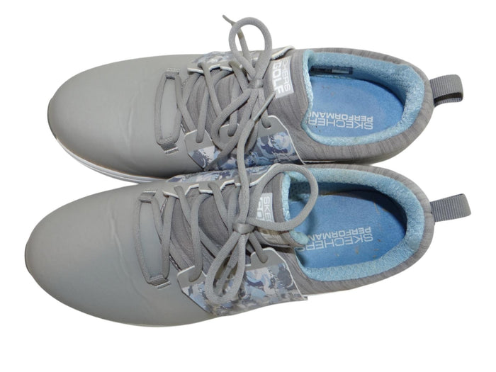 Skechers GOwalk Lite Women's Sneakers   Gray with Camouflage Accent1