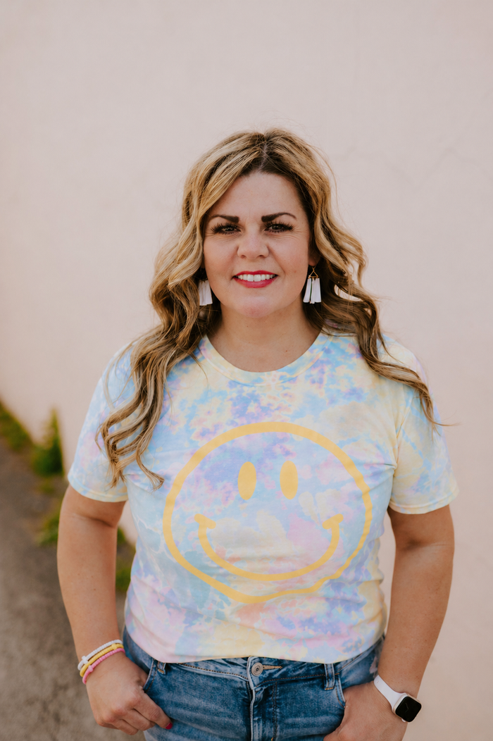 Smiley Face Tie Dye {3 colors}