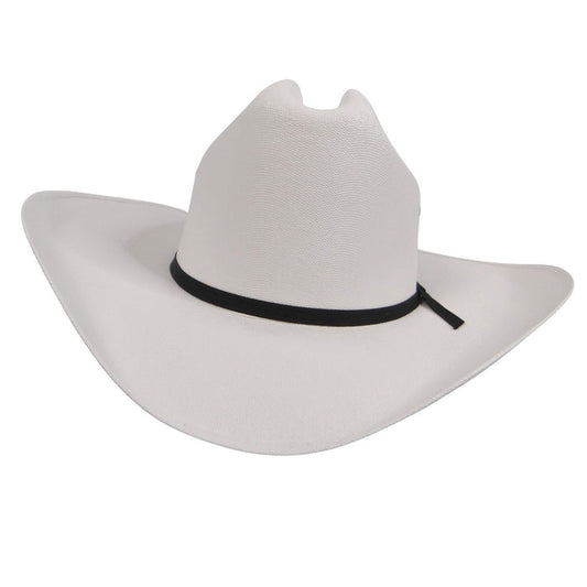 Smithbilt White Straw Cowboy Hat Cattleman Crease Wide Brim Western Hat 21820