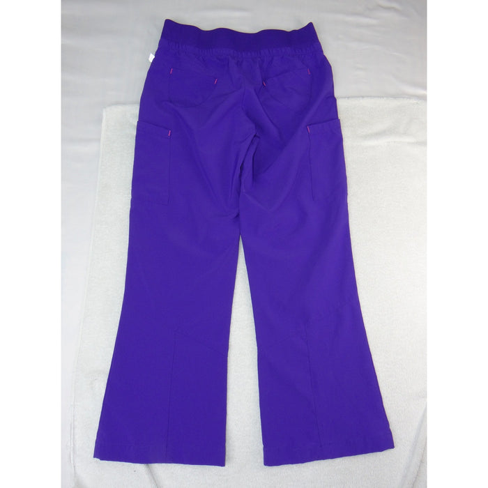 Smitten Purple Scrub Pants Womens Small Cargo Utility Medical Workwear1