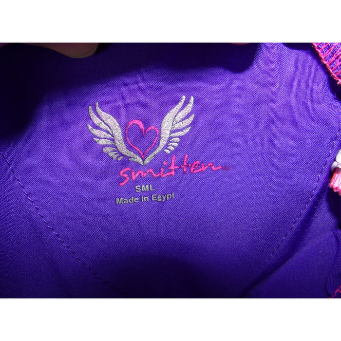 Smitten Purple Scrub Pants Womens Small Cargo Utility Medical Workwear2
