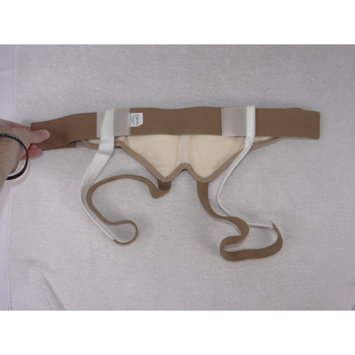 Soft Form Hernia Belt Large Beige Inguinal Support FLA Orthopedics 67 350 NEW3