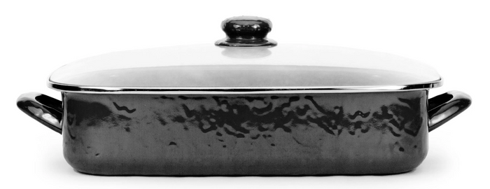 Solid Black Roasting Pan