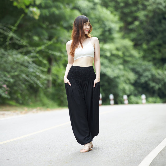 Solid Harem Pants - Lannaclothesdesign Shop