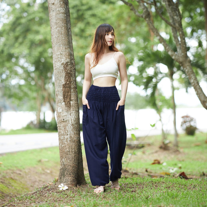Solid Harem Pants - Lannaclothesdesign Shop