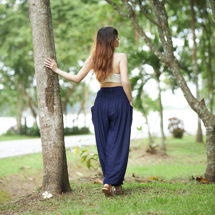 Solid Harem Pants - Lannaclothesdesign Shop