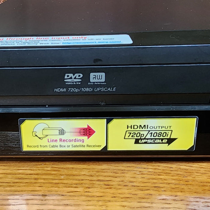 Sony Combo DVD VCR Player Hi-Fi Stereo VHS Recorder RDR-VX525 Working