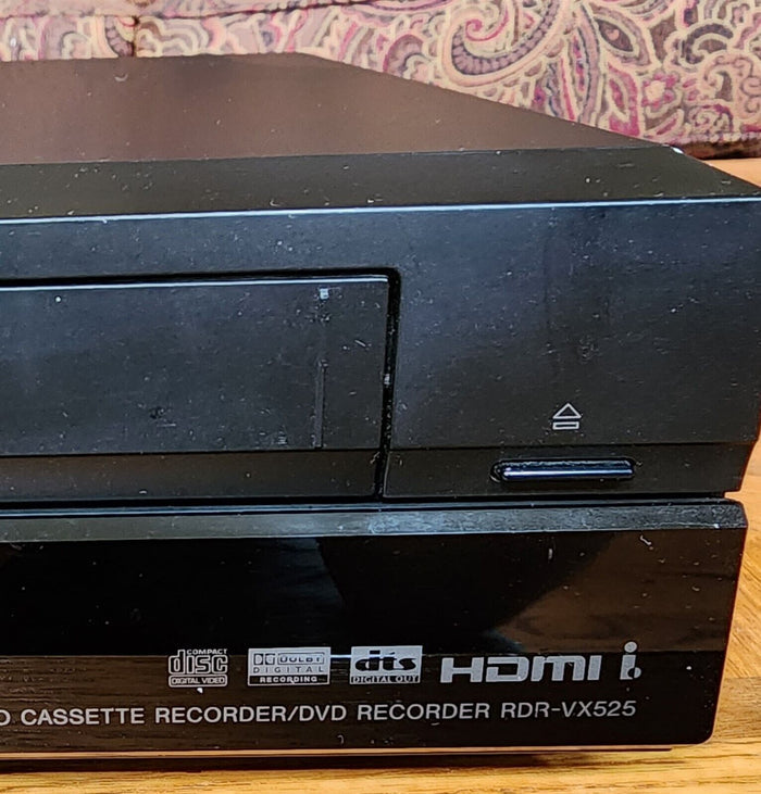 Sony Combo DVD VCR Player Hi-Fi Stereo VHS Recorder RDR-VX525 Working