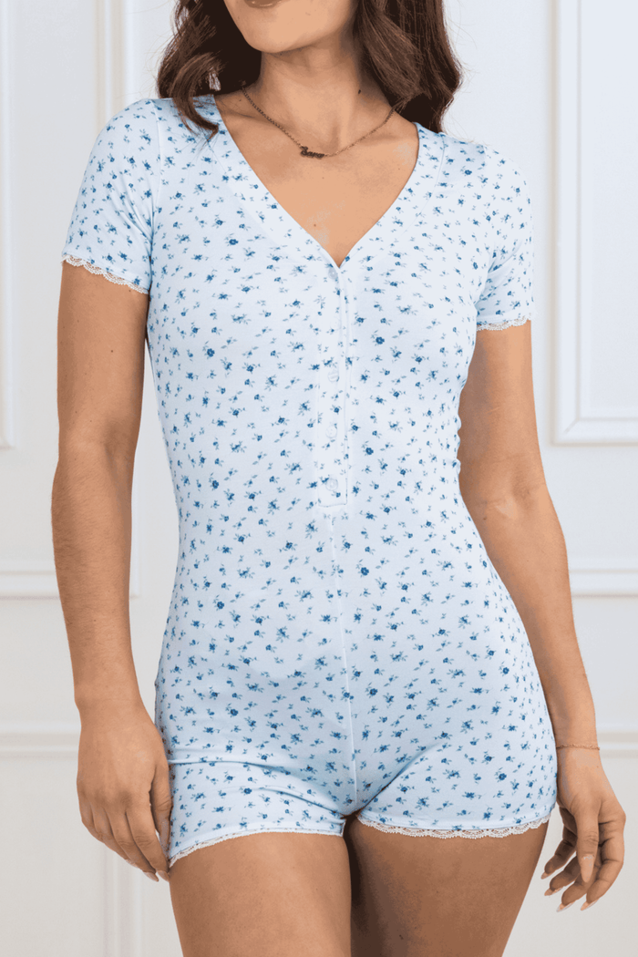Sophia combishort Bleu