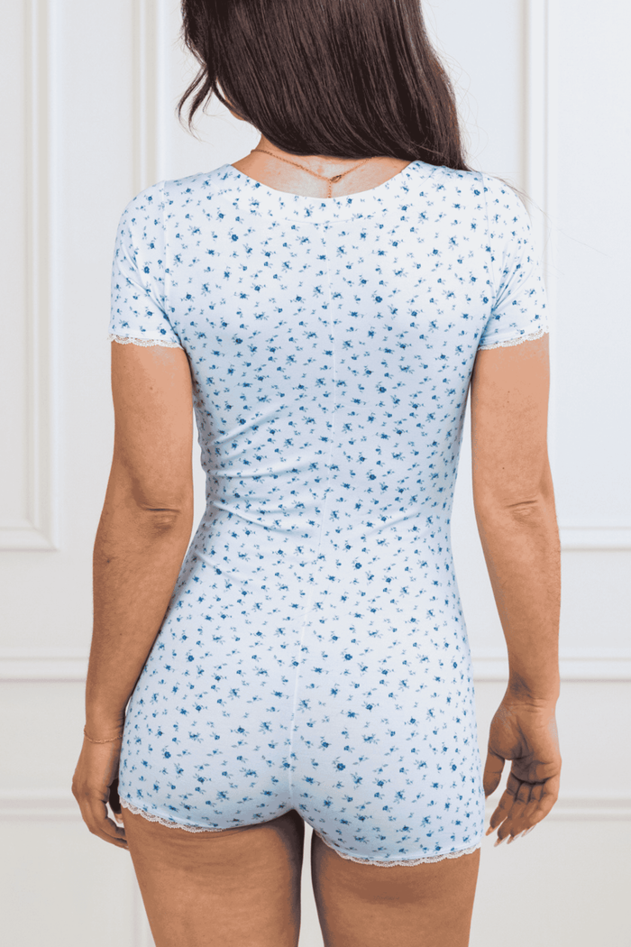 Sophia combishort Bleu