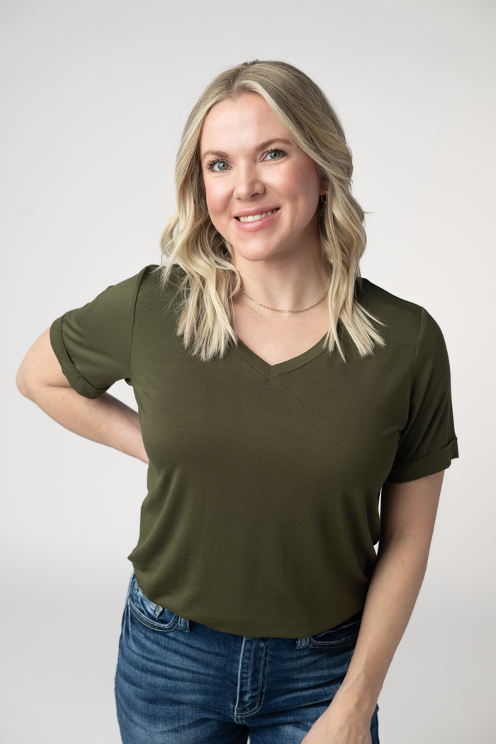 Sophie Top - Dark Olive
