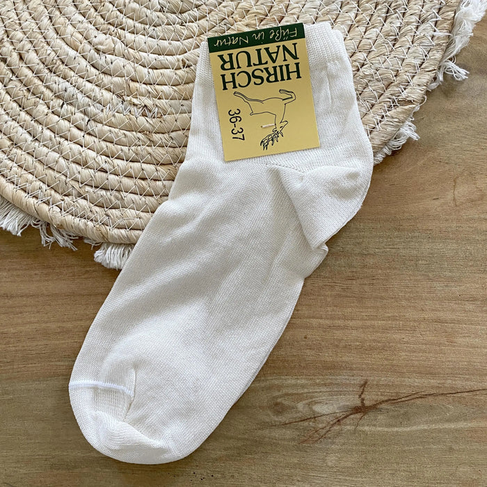 Soquettes femme 100% soie naturelle Hirsch Natur