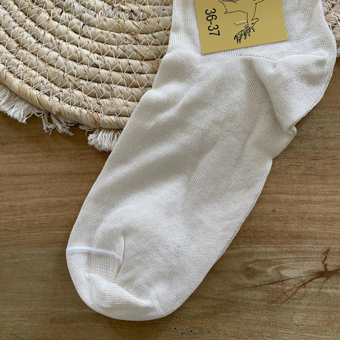 Soquettes femme 100% soie naturelle Hirsch Natur