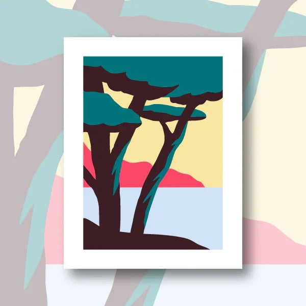 SOUS LES PINS 13x18cm KIT COMPLET CANEVAS
