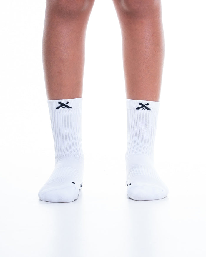 SOXPro Classic Kids White indossato - vista frontale