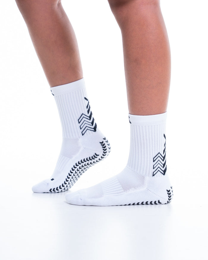 SOXPro Classic Kids White indossato - vista laterale