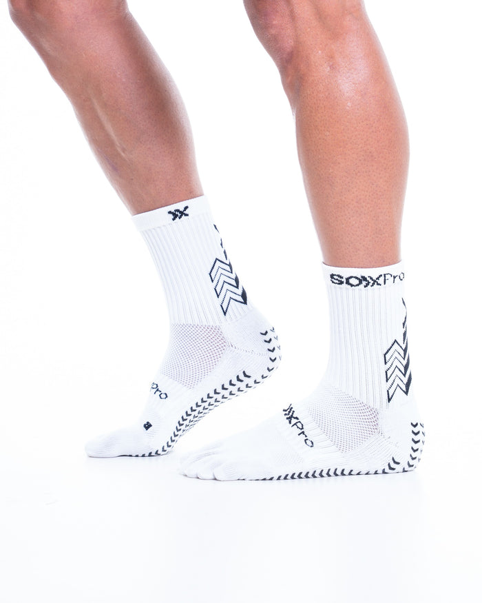 SOXPro Five Toe indossata - vista laterale