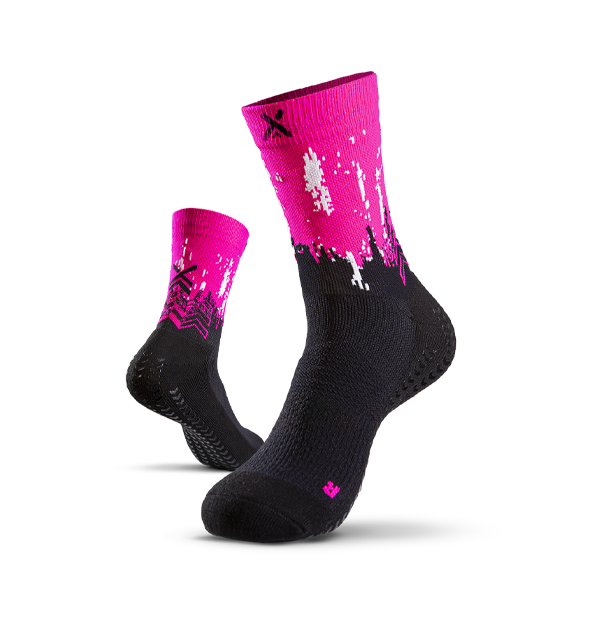 Black-Fluo Fuchsia / S