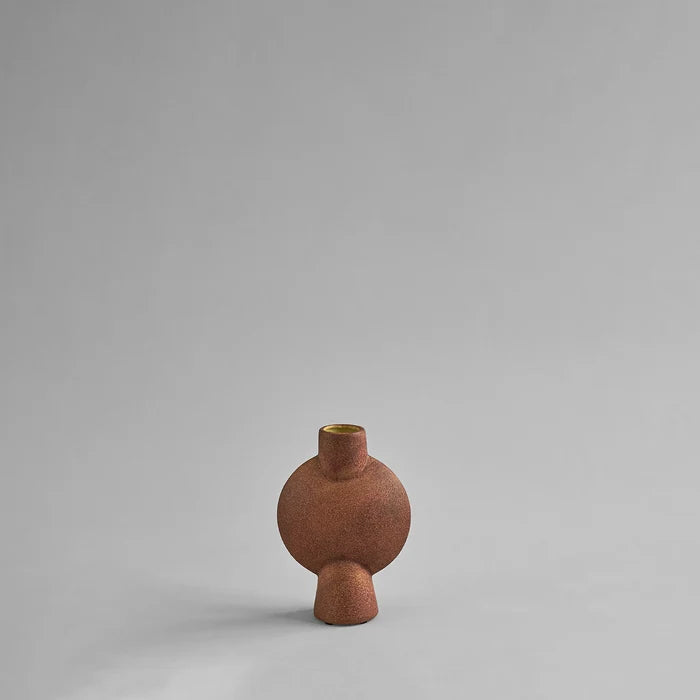 SPHERE BUBL VASE, MINI - TERRACOTA
