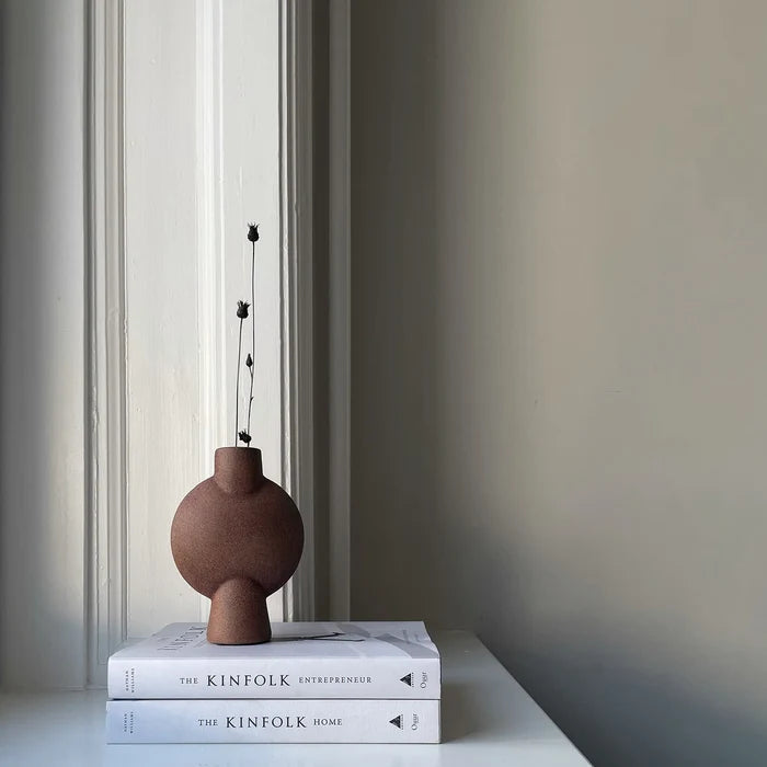 SPHERE BUBL VASE, MINI - TERRACOTA