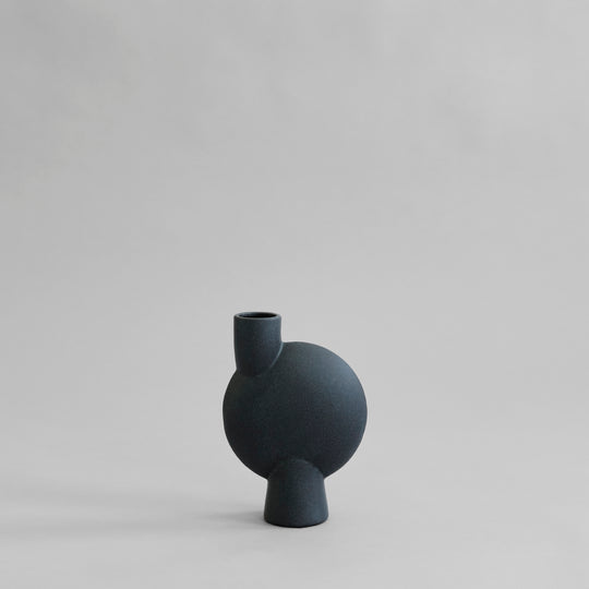 SPHERE VASE BUBL, MEDIO - BLACK