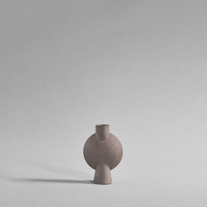 SPHERE VASE BUBL, MINI - TAUPE