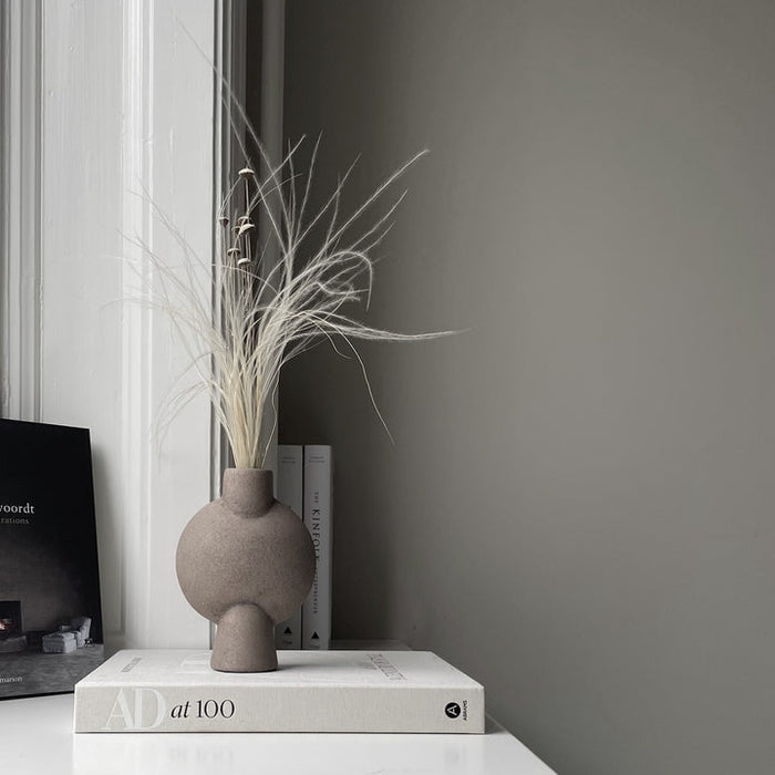 SPHERE VASE BUBL, MINI - TAUPE