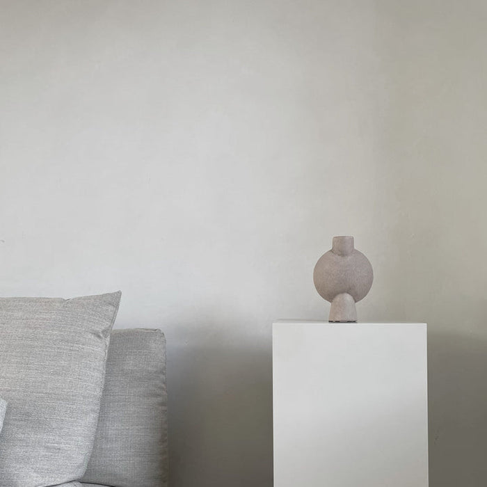 SPHERE VASE BUBL, MINI - TAUPE