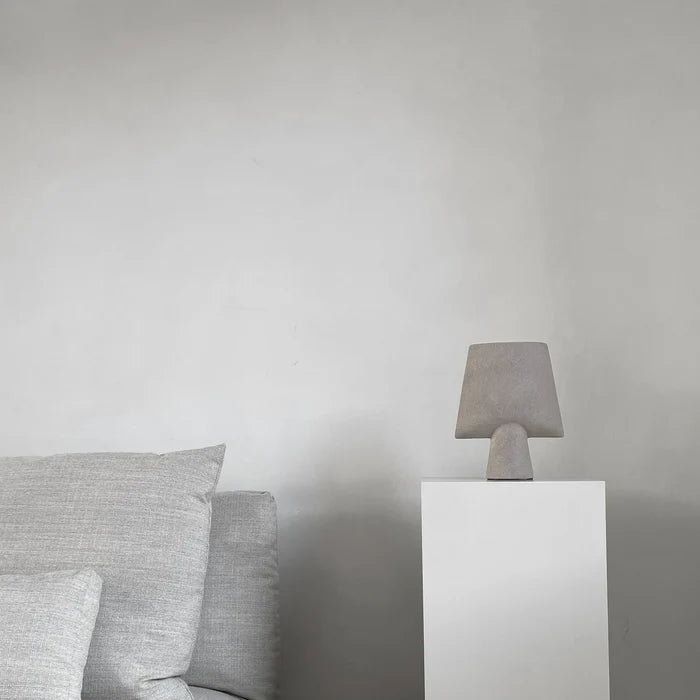 SPHERE VASE SQUARE, MINI - TAUPE