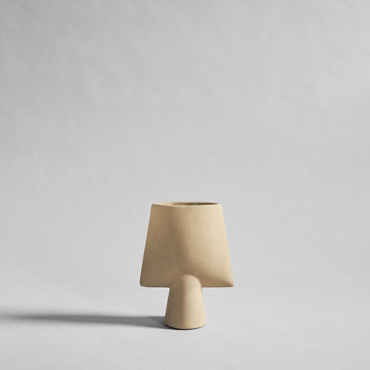 SPHERE VASE SQUARE MINI, SAND