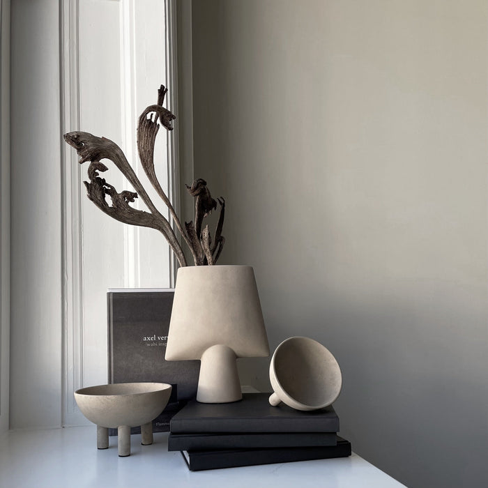 SPHERE VASE SQUARE MINI, SAND