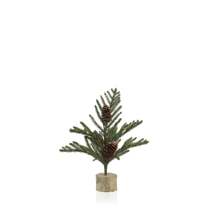 SPRUCE TREE WITH SMALL PINECONES 14"