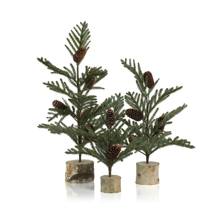 SPRUCE TREE WITH SMALL PINECONES 14"