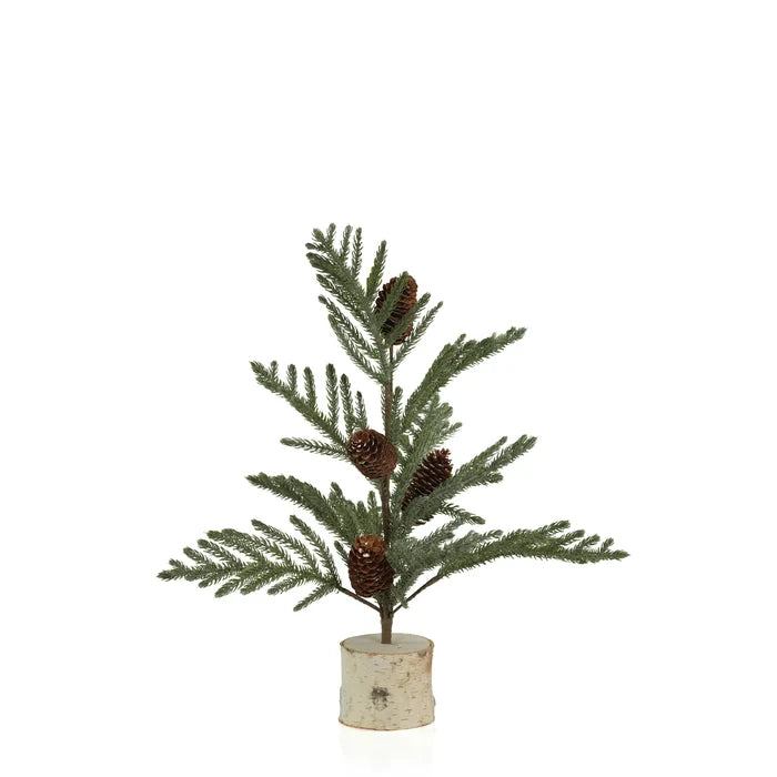 SPRUCE TREE WITH SMALL PINECONES 19"