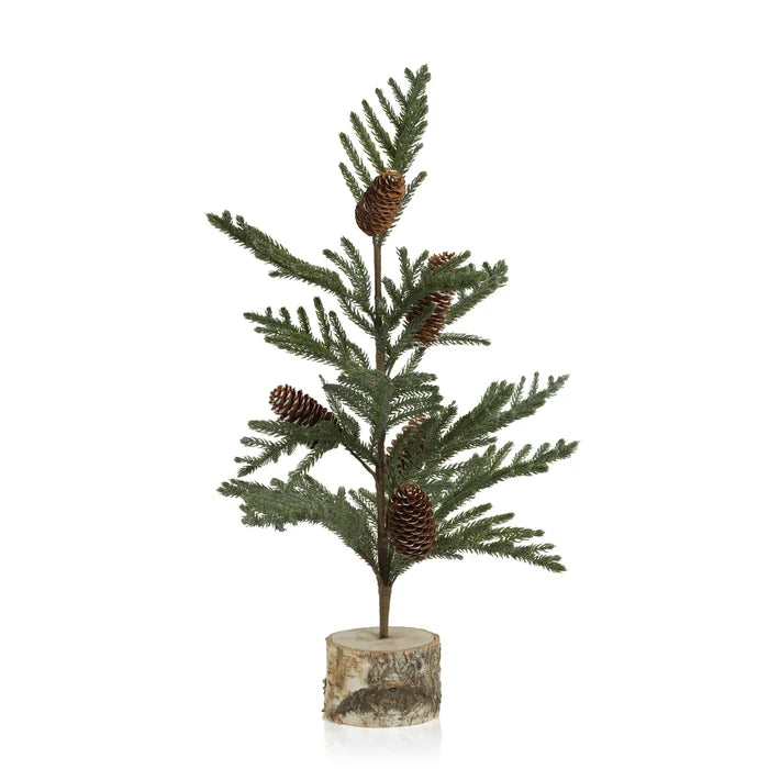 SPRUCE TREE WITH SMALL PINECONES 25"