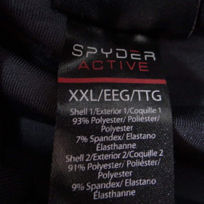 Spyder Active Mens XXL Gray Full Zip Technical Performance Hoodie Jacket1