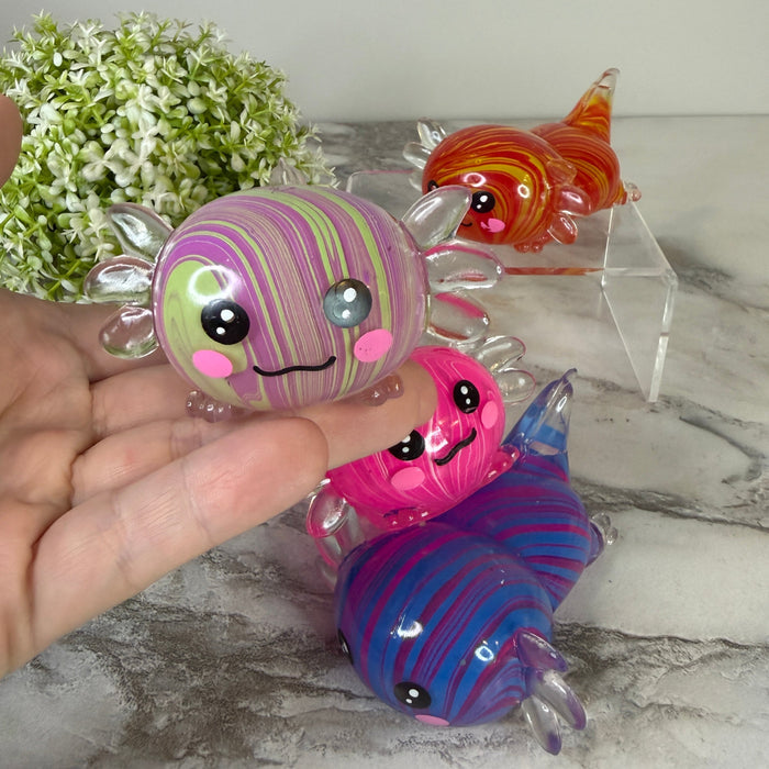 Squishy Toy - Axolotl, Marble