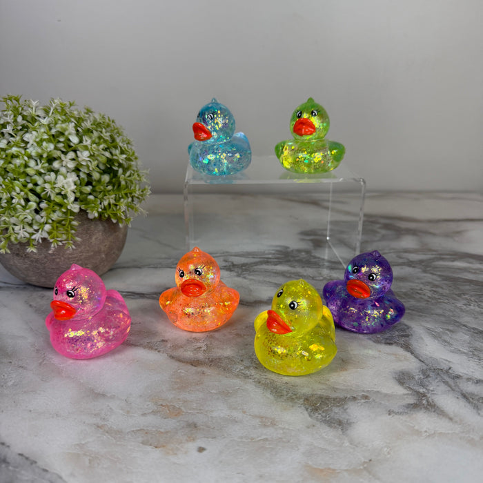 Squishy Toy - Glitter Duck Mystery Color
