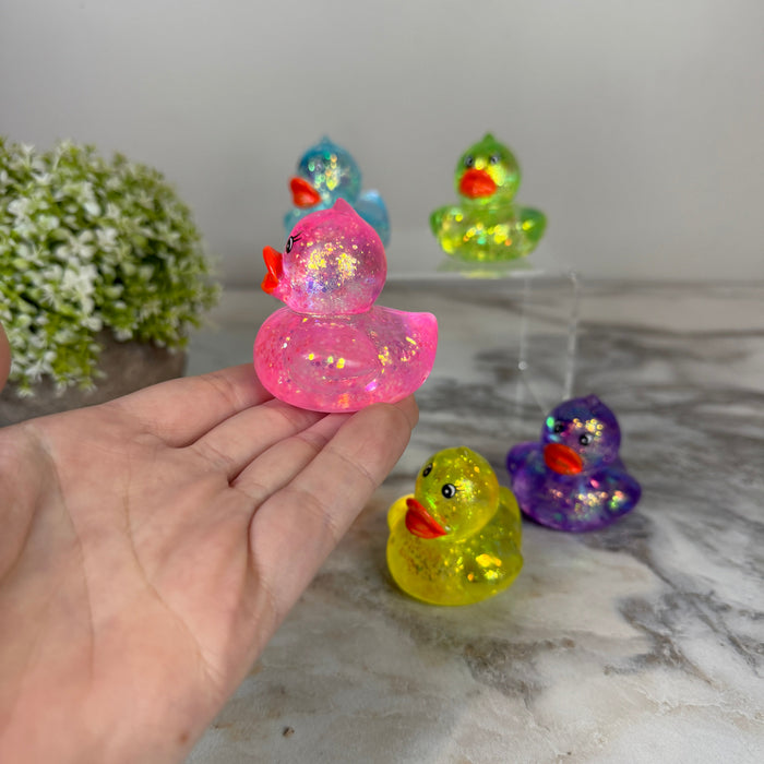 Squishy Toy - Glitter Duck Mystery Color