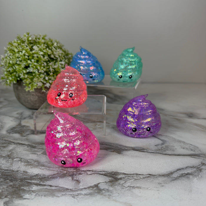 Squishy Toy - Glitter Poop - PREORDER
