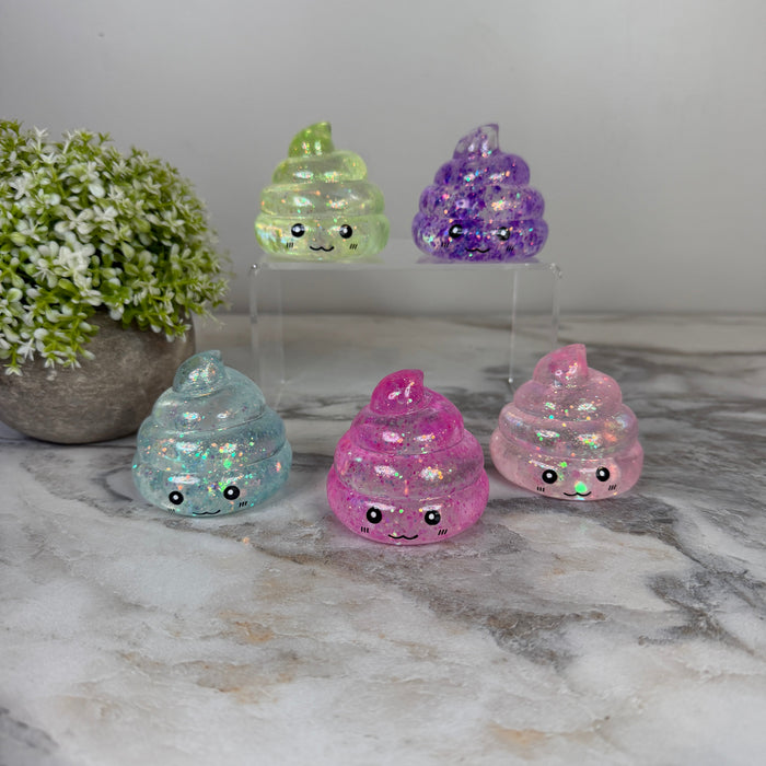 Squishy Toy - Glitter Poop - PREORDER