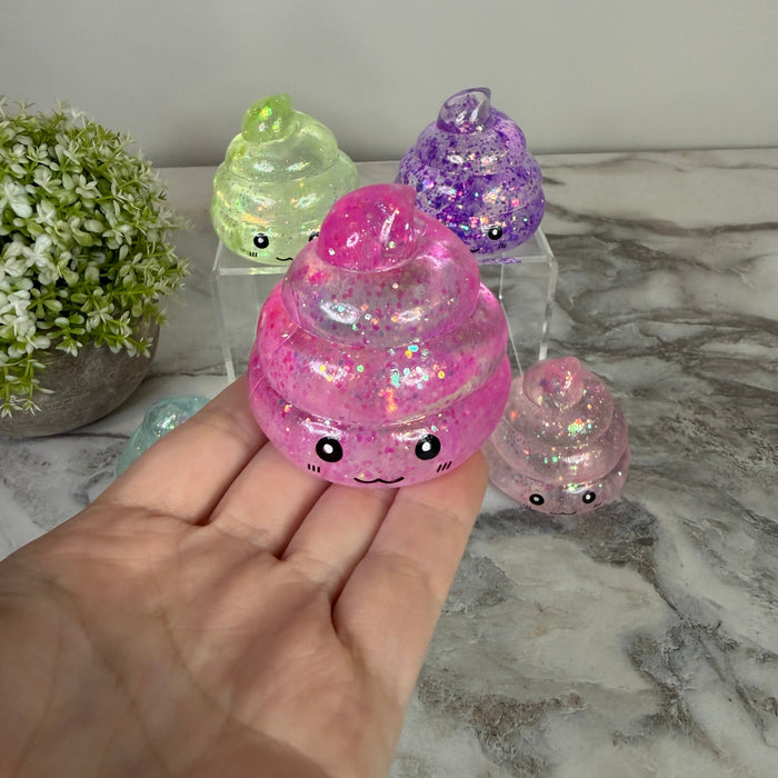 Squishy Toy - Glitter Poop - PREORDER