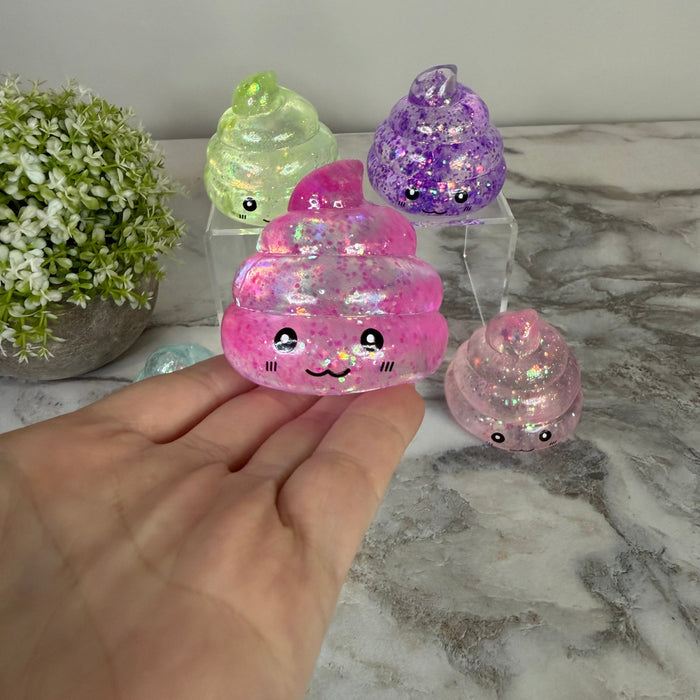 Squishy Toy - Glitter Poop - PREORDER