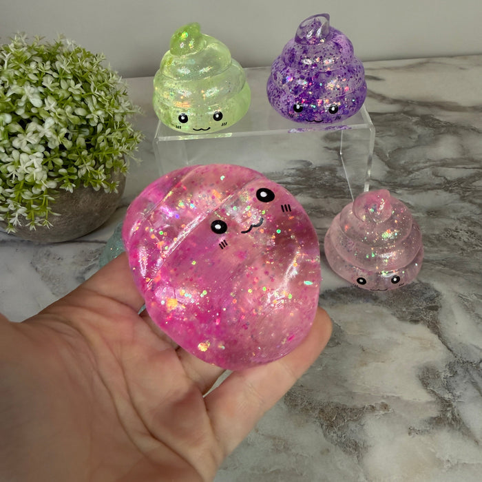 Squishy Toy - Glitter Poop - PREORDER