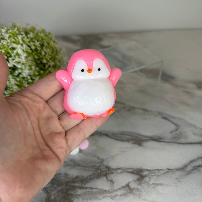Squishy Toy - Penguin + Pom Pom