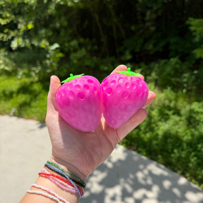 Squishy Toy - Sunlight Color Changing Strawberry