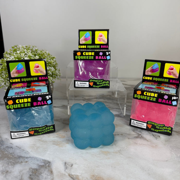 Squishy Toy - Textured Nine Cube - PREORDER
