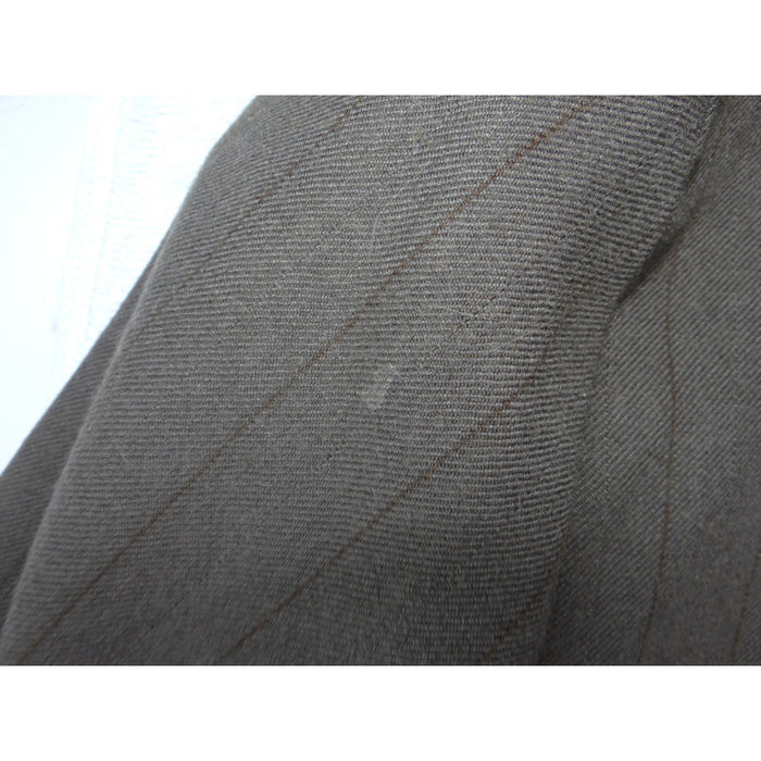 Stafford Mens Brown Pinstripe Two Button Blazer Sport Coat Jacket Regular 39126